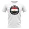 Egypt Football Badge T-Shirt (White)