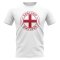 England Football Badge T-Shirt (White)