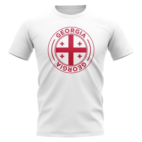 Georgia Football Badge T-Shirt (White)