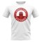 Gibraltar Football Badge T-Shirt (White)