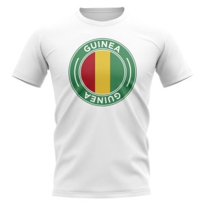 Guinea Football Badge T-Shirt (White)