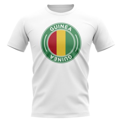 Guinea Football Badge T-Shirt (White)