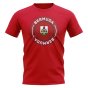Bermuda Football Badge T-Shirt (Red)