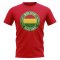 Bolivia Football Badge T-Shirt (Red)