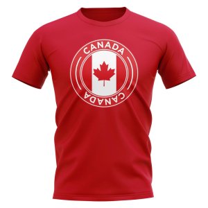 Canada Football Badge T-Shirt (Red)