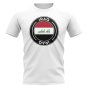 Iraq Football Badge T-Shirt (White)