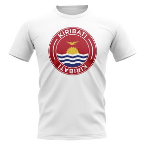 Kiribati Football Badge T-Shirt (White)