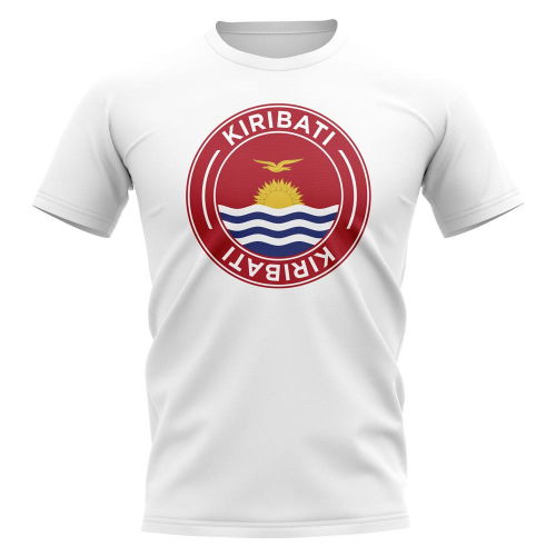 Kiribati Football Badge T-Shirt (White)