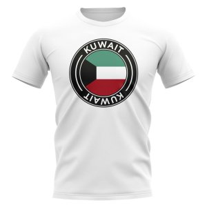 Kuwait Football Badge T-Shirt (White)