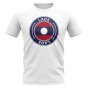 Laos Football Badge T-Shirt (White)