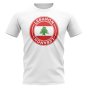 Lebanon Football Badge T-Shirt (White)
