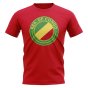 Congo Republic Football Badge T-Shirt (Red)