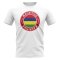 Mauritius Football Badge T-Shirt (White)