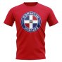 Dominican Republic Football Badge T-Shirt (Red)
