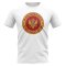 Montenegro Football Badge T-Shirt (White)