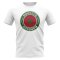 Morocco Football Badge T-Shirt (White)