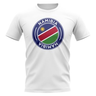 Namibia Football Badge T-Shirt (White)