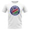 Namibia Football Badge T-Shirt (White)