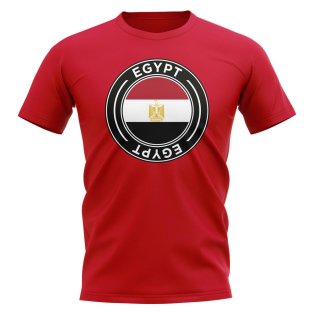 Egypt Football Badge T-Shirt (Red)
