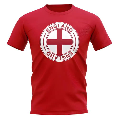 England Football Badge T-Shirt (Red)