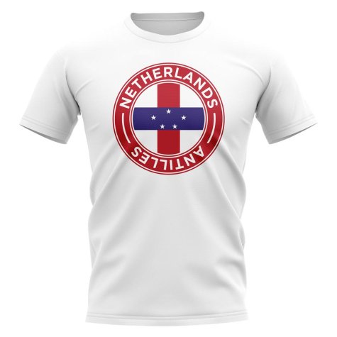 Netherlands Antilles Football Badge T-Shirt (White)
