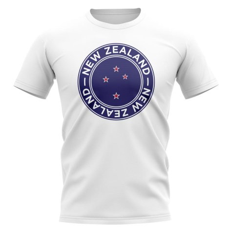 New Zealand Football Badge T-Shirt (White)