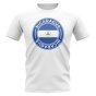 Nicaragua Football Badge T-Shirt (White)