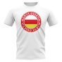 North Ossetia Football Badge T-Shirt (White)