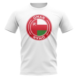 Oman Football Badge T-Shirt (White)