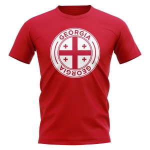 Georgia Football Badge T-Shirt (Red)