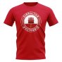 Gibraltar Football Badge T-Shirt (Red)