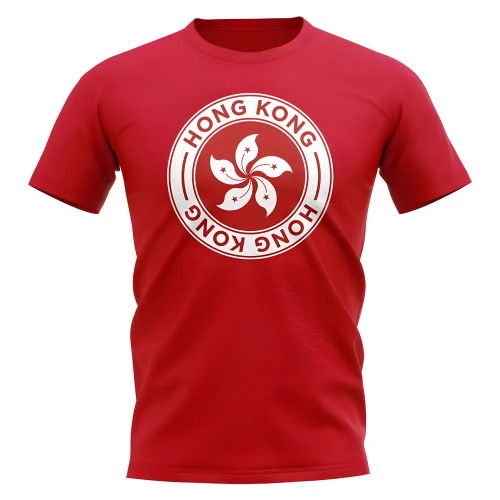 Hong Kong Football Badge T-Shirt (Red)