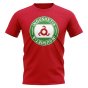 Ingushetia Football Badge T-Shirt (Red)