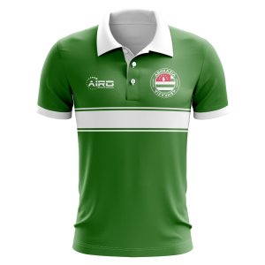 Abhkazia Concept Stripe Polo Shirt (Green) - Kids
