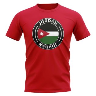 Jordan Football Badge T-Shirt (Red)