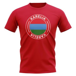 Karelia Football Badge T-Shirt (Red)