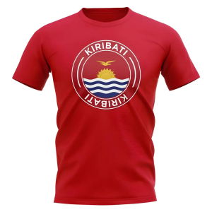Kiribati Football Badge T-Shirt (Red)