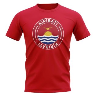 Kiribati Football Badge T-Shirt (Red)