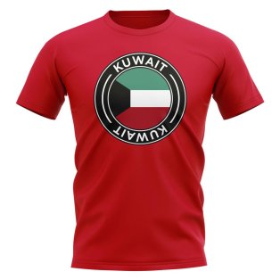 Kuwait Football Badge T-Shirt (Red)