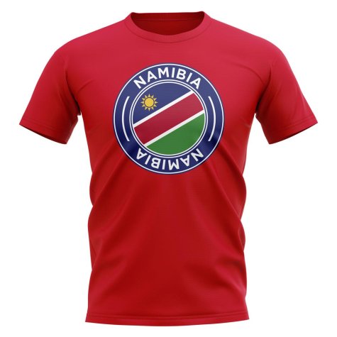 Namibia Football Badge T-Shirt (Red)