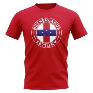 Netherlands Antilles Football Badge T-Shirt (Red)