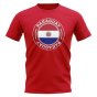 Paraguay Football Badge T-Shirt (Red)