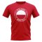Poland Football Badge T-Shirt (Red)