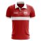 Austria Concept Stripe Polo Shirt (Red)