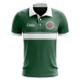 Bangladesh Concept Stripe Polo Shirt (Green)