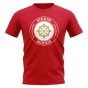 Sikkim Football Badge T-Shirt (Red)