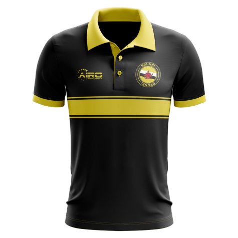 Brunei Concept Stripe Polo Shirt (Black) - Kids