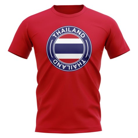 Thailand Football Badge T-Shirt (Red)