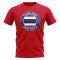 Thailand Football Badge T-Shirt (Red)