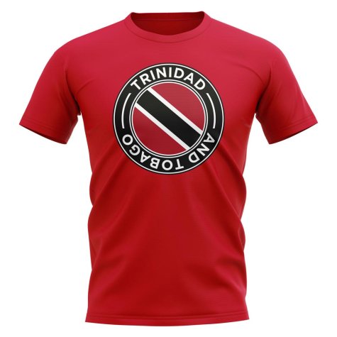 Trinidad and Tobago Football Badge T-Shirt (Red)
